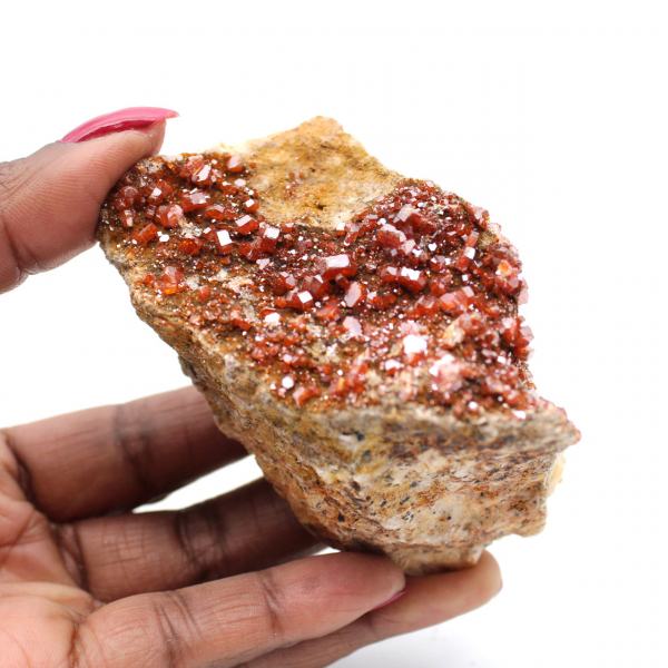 Vanadinite crystals