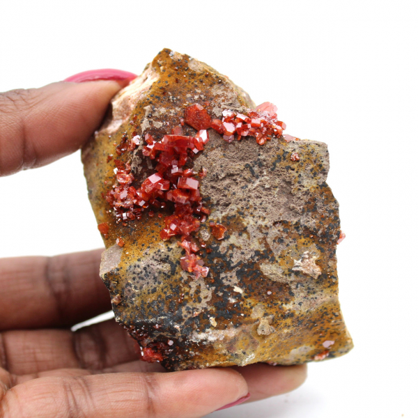 Vanadinite crystals on ganges