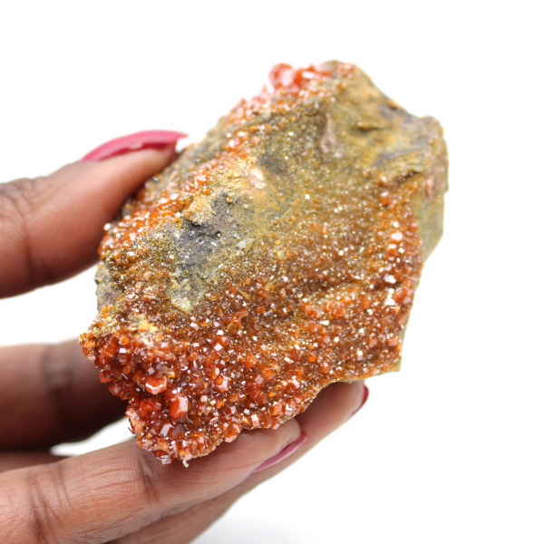 Vanadinite crystals