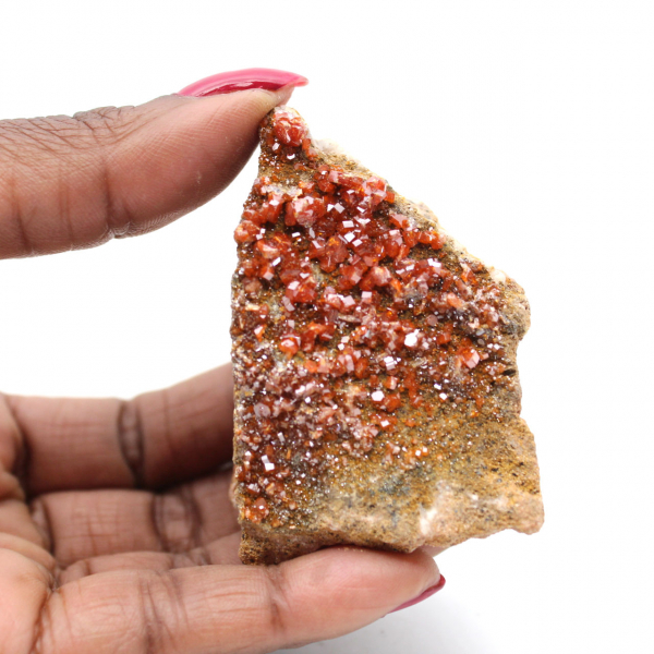 Natural vanadinite stone