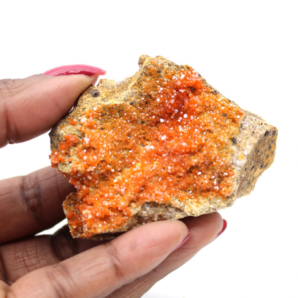 Vanadinite crystals