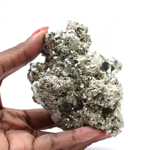 Crystallized pyrite