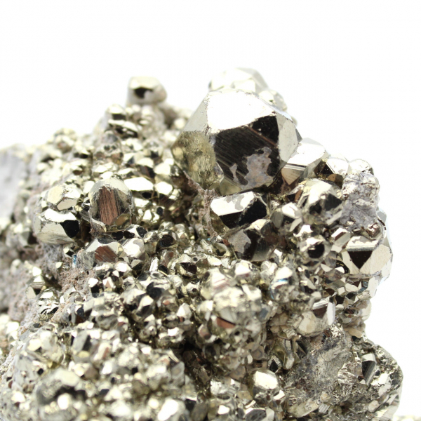 Peruvian pyrite crystals