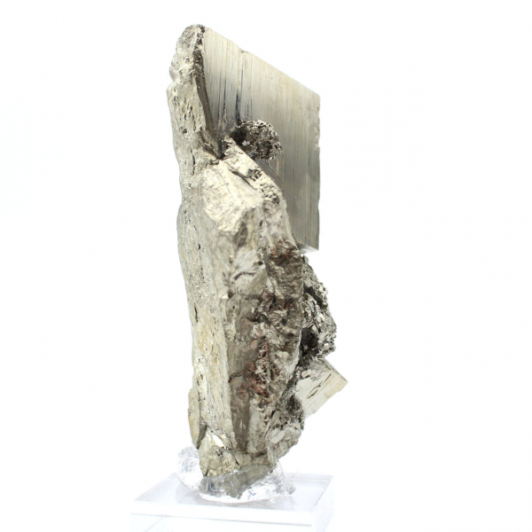 Pyrite stone on base