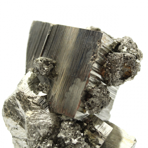 Pyrite stone on base