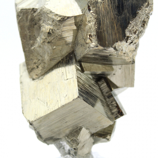 Natural pyrite from Peru on base