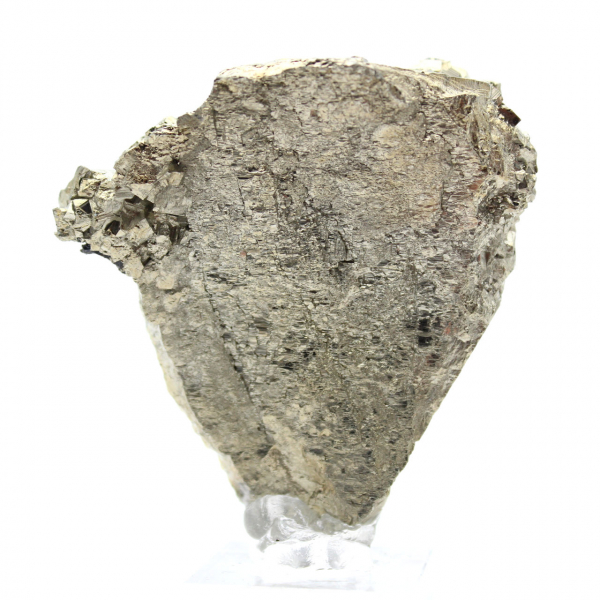 Pyrite crystals on base