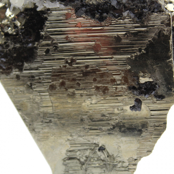 Pyrite crystals on base