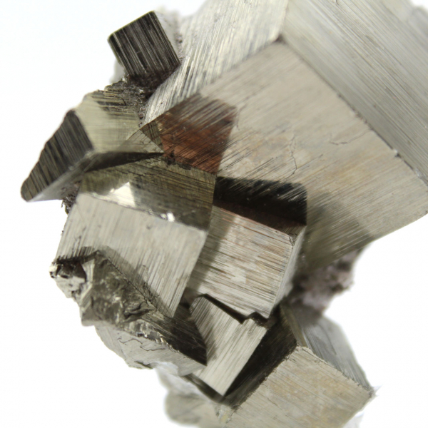 Natural pyrite on base