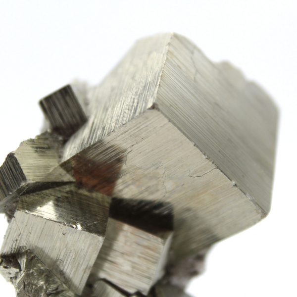 Natural pyrite on base