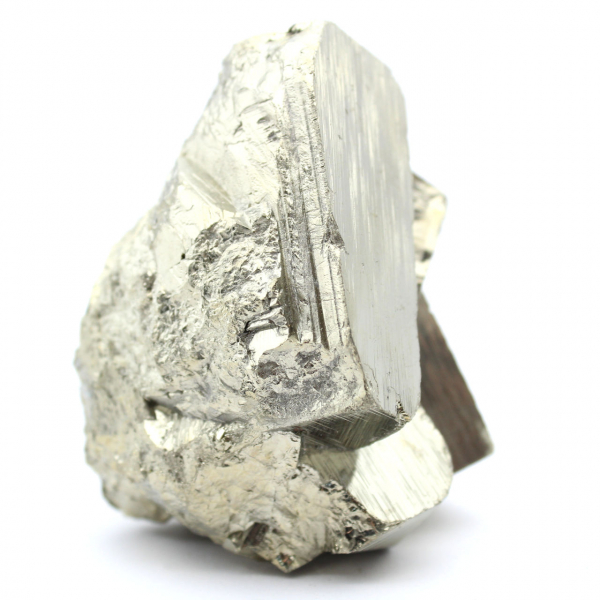 Natural pyrite large cubic crystals