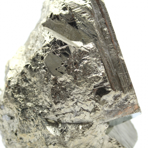 Natural pyrite large cubic crystals