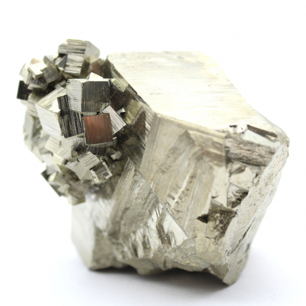 Peru pyrite crystals with quartz