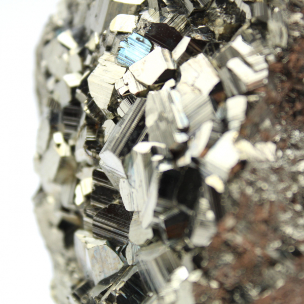 Pyrite crystals