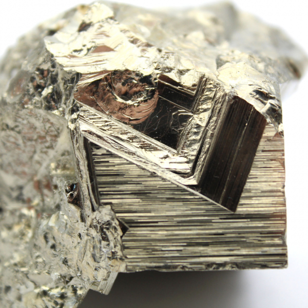 Pyrite large cubic crystal