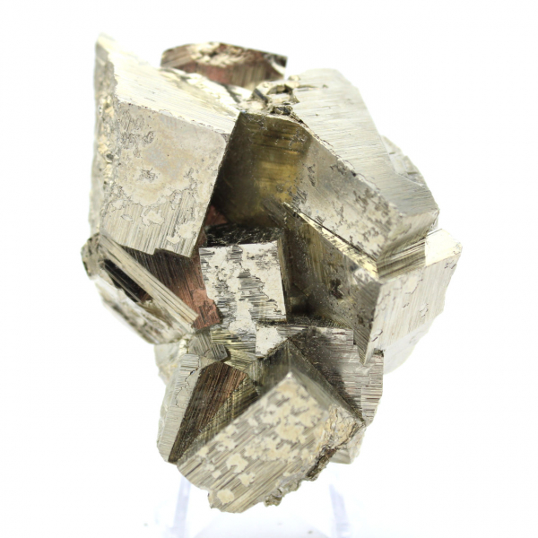 Natural pyrite crystals