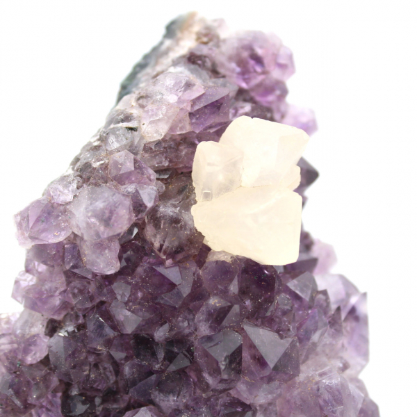 Amethyst Druse and Calcite