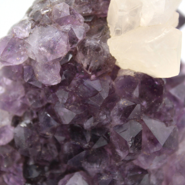 Amethyst Druse and Calcite