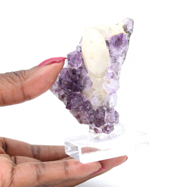 Amethyst and Calcite