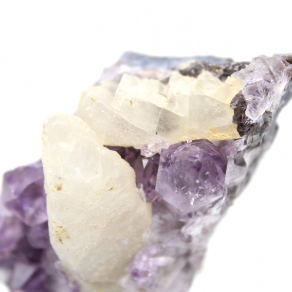 Amethyst and Calcite