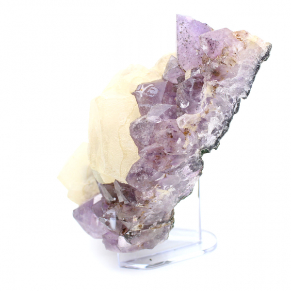 Amethyst Druse and Calcite