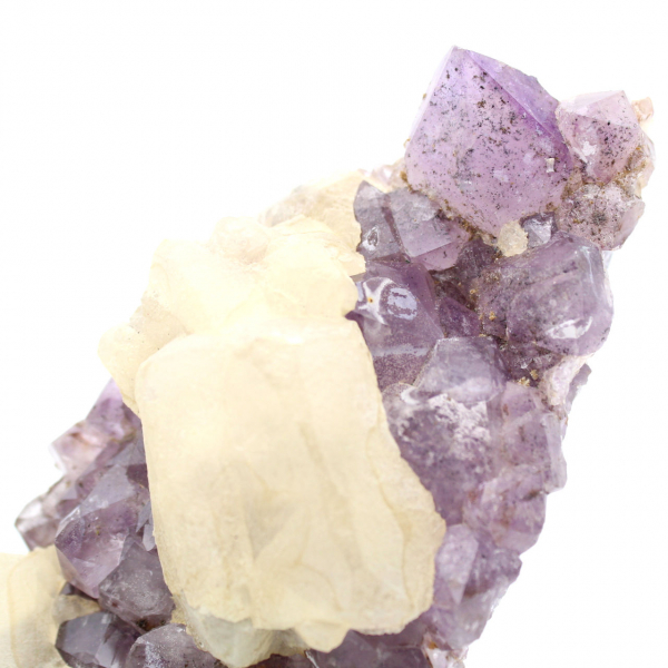 Amethyst Druse and Calcite