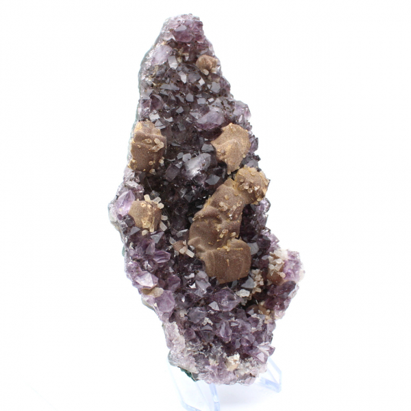 Amethyst from Brazil with Calcite