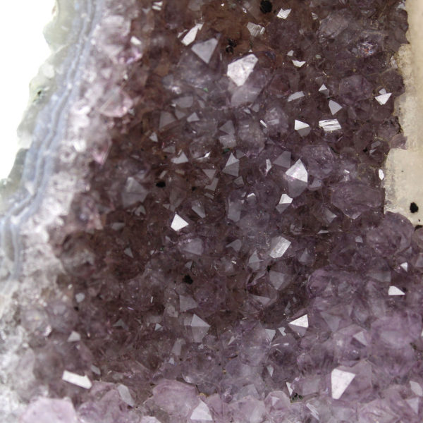 Calcite and Amethyst from Brazil