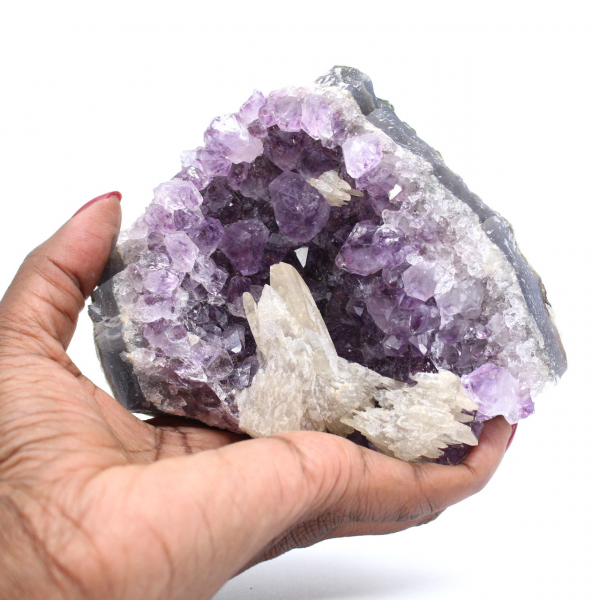 Amethyst and Calcite