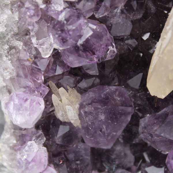 Amethyst and Calcite