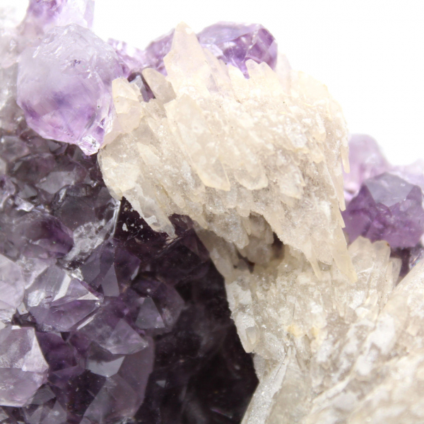 Amethyst and Calcite