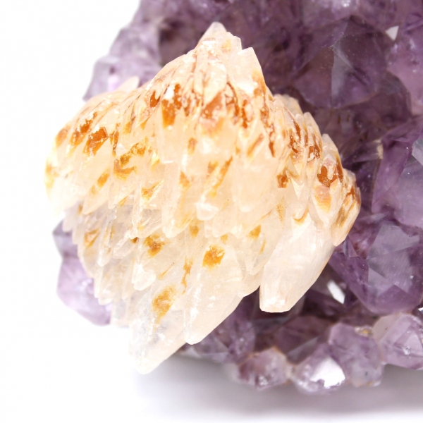 Amethyst Druse and Calcite