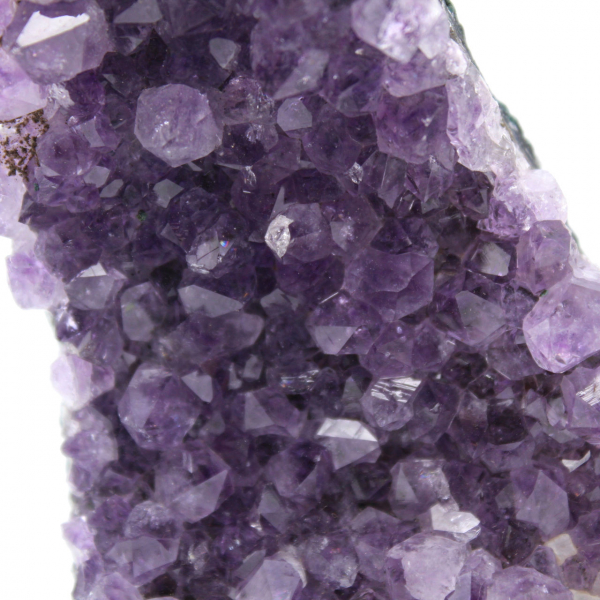 Amethyst Druse with Calcite