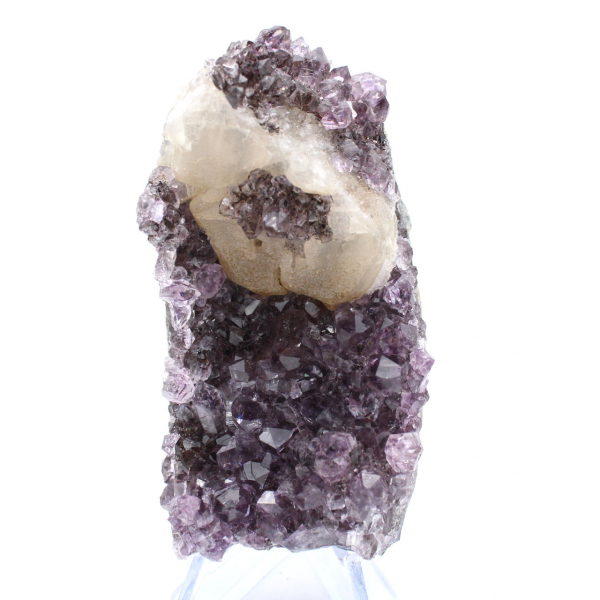 Amethyst from Brazil with Calcite