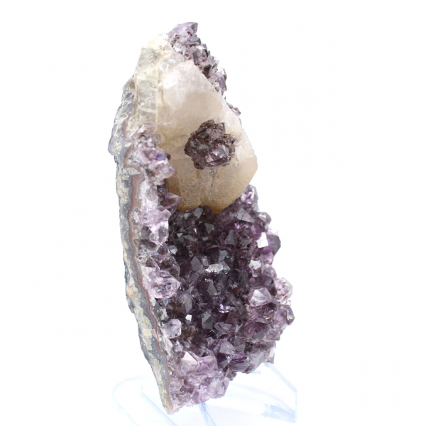 Amethyst from Brazil with Calcite