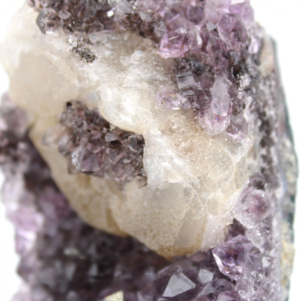 Amethyst from Brazil with Calcite