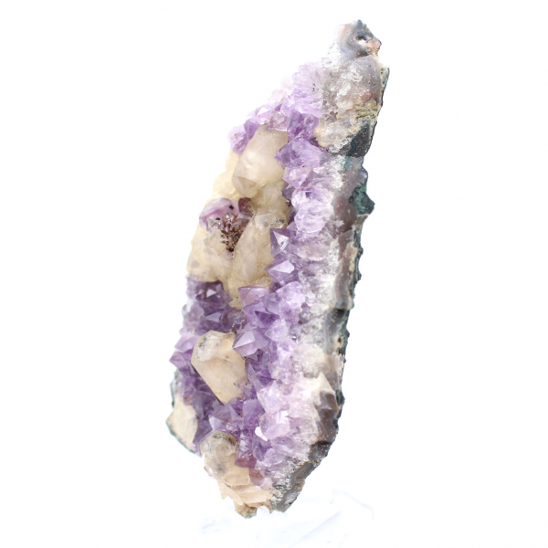 Calcite and Amethyst from Brazil