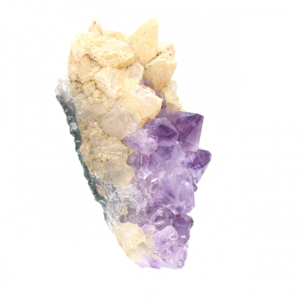 Amethyst and calcite