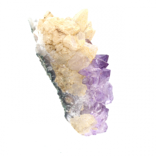 Amethyst and calcite