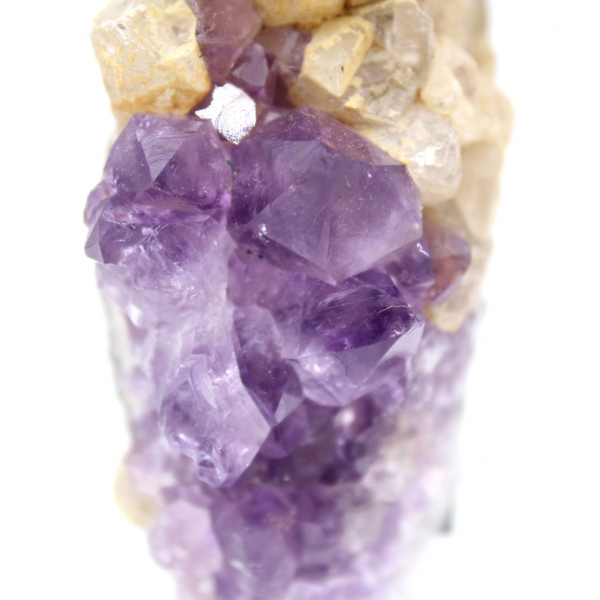 Amethyst and calcite