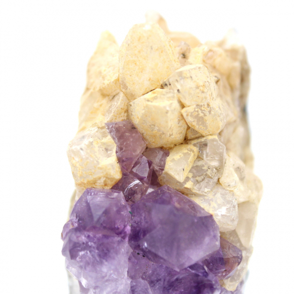 Amethyst and calcite