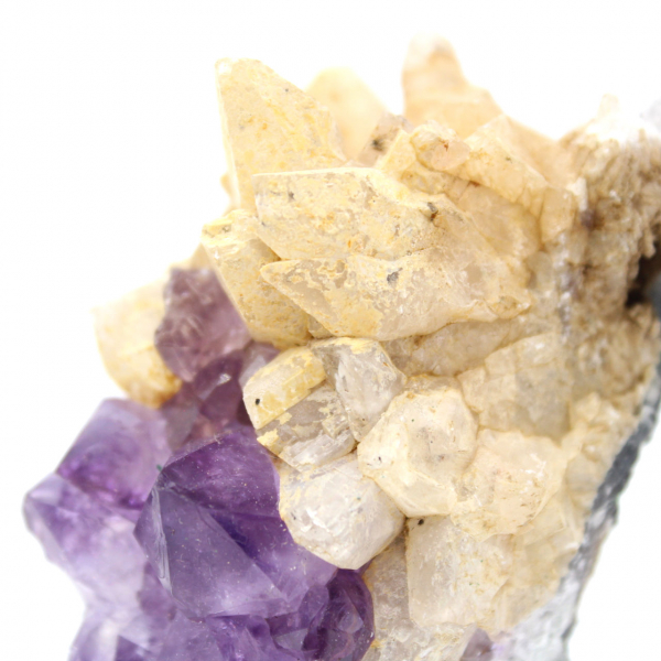 Amethyst and calcite