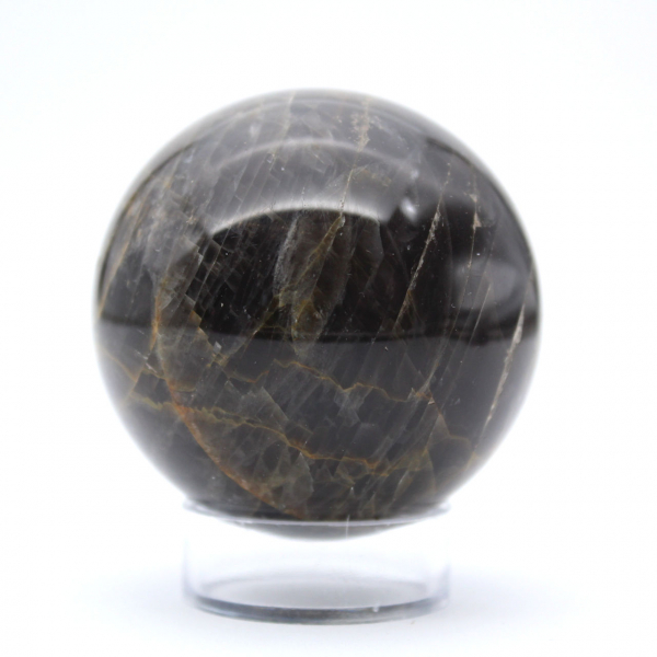 Black microcline sphere