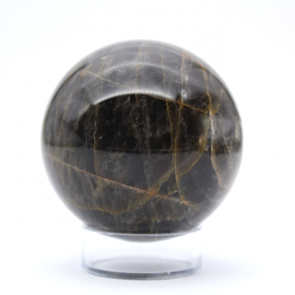 Black microcline sphere