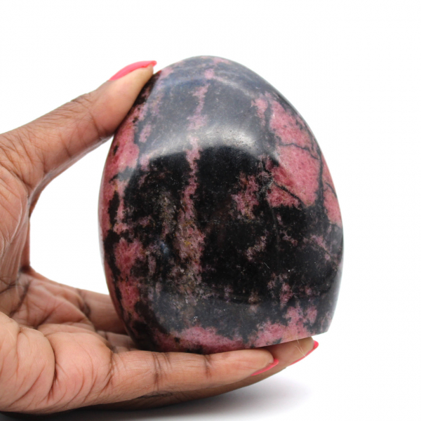 Natural Rhodonite rock