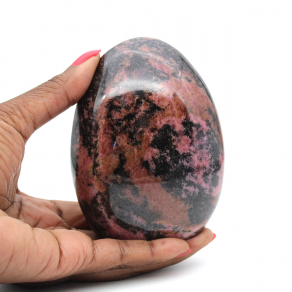 Natural Rhodonite rock