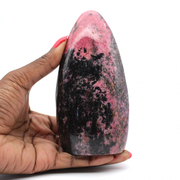 Natural Rhodonite rock