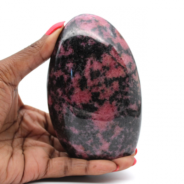 Natural Rhodonite rock