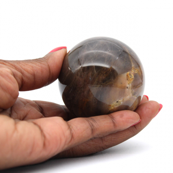 Moonstone sphere from Madagascar