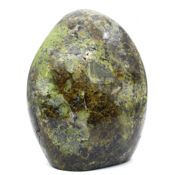 Natural green opal for decoration